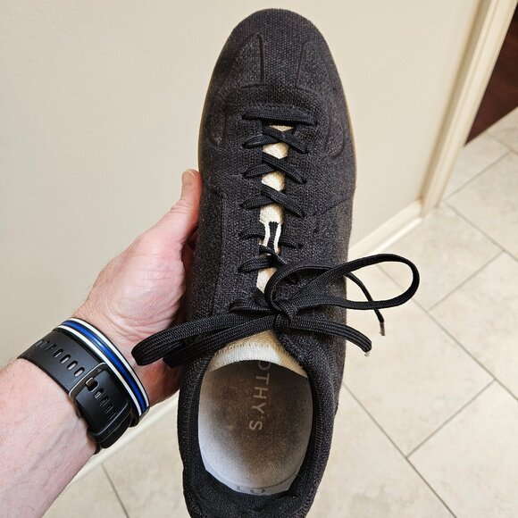 Rothy's Men's RS01 Sneakers, Charcoal Gray/Gum, Sz 13 - Picture 12 of 16